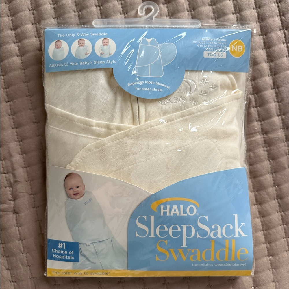 Halo SleepSack Swaddle - Cream